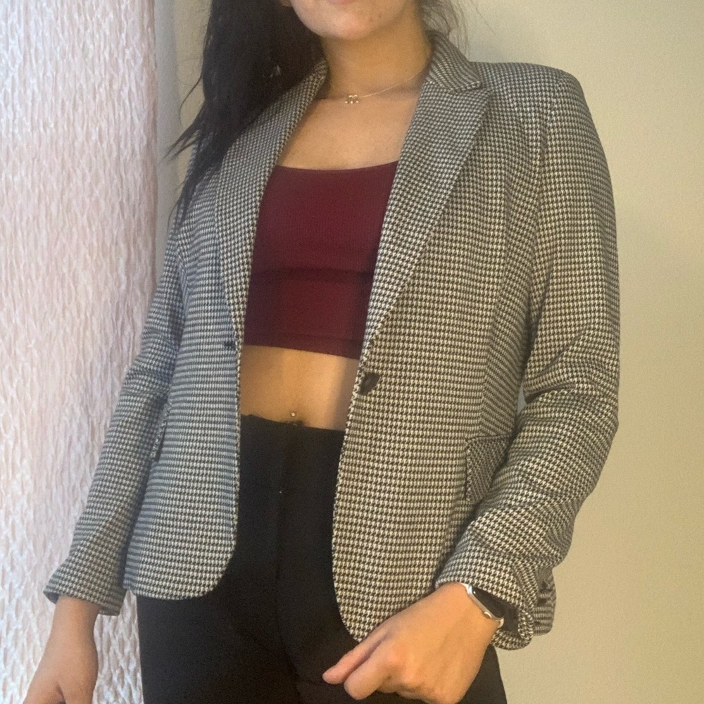 Houndstooth Blazer